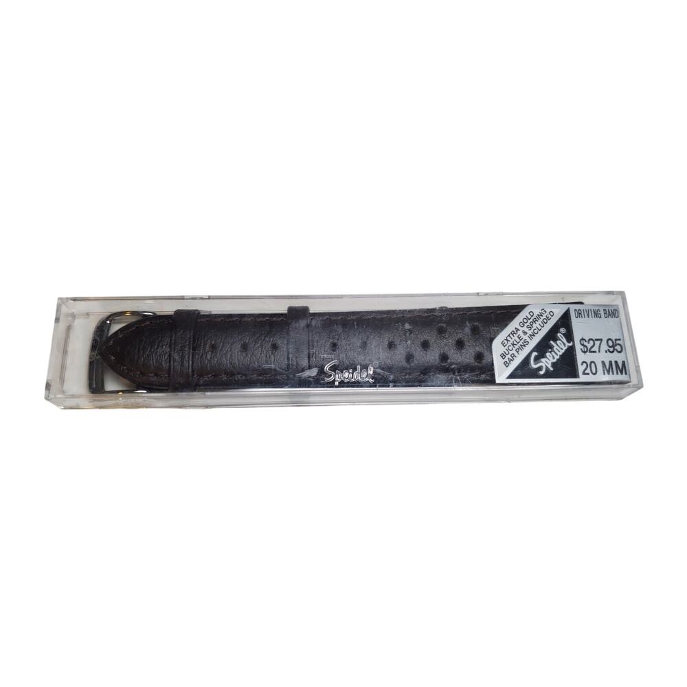 Speidel Watch Band - Driving Band Leather - BRN 20mm 5011-720